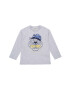 Kenzo kids Longsleeve copii culoarea gri cu imprimeu - Pled.ro