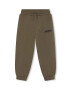 Kenzo kids pantaloni de trening pentru copii culoarea verde neted - Pled.ro