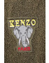 Kenzo kids pantaloni de trening pentru copii culoarea verde cu imprimeu - Pled.ro