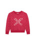 Kenzo kids pulover copii culoarea roz light - Pled.ro