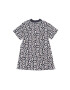 Kenzo kids rochie fete culoarea gri mini drept - Pled.ro