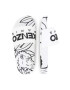 Kenzo kids slapi copii culoarea alb - Pled.ro