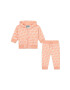 Kenzo kids trening din bumbac pentru bebelusi culoarea roz - Pled.ro