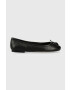 Kurt Geiger London balerini de piele Eagle Ballerina culoarea negru 9790600109 - Pled.ro