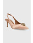 Kurt Geiger London pantofi cu toc Belgravia Sling Back culoarea roz - Pled.ro