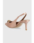 Kurt Geiger London pantofi cu toc Belgravia Sling Back culoarea roz - Pled.ro