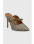 Kurt Geiger London papuci Duke culoarea auriu - Pled.ro