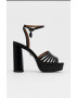 Kurt Geiger London sandale de piele Pierra culoarea negru - Pled.ro