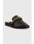 Kurt Geiger London slapi de piele Chelsea femei culoarea negru - Pled.ro