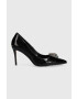 Kurt Geiger London stilettos de piele Mayfair Court culoarea negru 9981400319 - Pled.ro