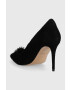 Kurt Geiger London tocuri din piele intoarsa Belgravia Eye culoarea negru 9990900209 - Pled.ro