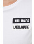 Labellamafia tricou de antrenament Go On culoarea alb - Pled.ro