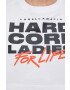 Labellamafia tricou Hardcore femei culoarea alb - Pled.ro