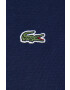 Lacoste bluza femei culoarea albastru marin neted - Pled.ro