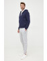 Lacoste bluza barbati culoarea albastru marin neted - Pled.ro