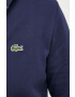 Lacoste bluza barbati culoarea albastru marin neted - Pled.ro