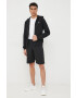 Lacoste bluza barbati culoarea negru neted - Pled.ro