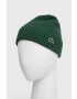 Lacoste caciula de lana culoarea verde de lana - Pled.ro