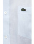 Lacoste camasa de in cu guler button-down regular - Pled.ro