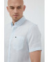 Lacoste camasa de in cu guler button-down regular - Pled.ro