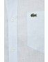 Lacoste camasa de in cu guler button-down regular - Pled.ro