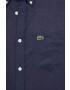 Lacoste camasa de in culoarea albastru marin cu guler button-down regular - Pled.ro