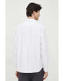 Lacoste camasa din bumbac barbati culoarea alb cu guler button-down regular - Pled.ro