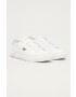 Lacoste Ghete de piele culoarea alb - Pled.ro