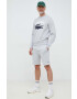 Lacoste hanorac de bumbac barbati culoarea gri modelator - Pled.ro