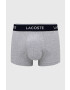 Lacoste Lasoste boxeri (3-pack) barbati culoarea gri 5H3389-NUA - Pled.ro