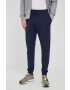 Lacoste pantaloni barbati culoarea albastru marin neted - Pled.ro