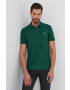 Lacoste polo de bumbac culoarea verde neted PH4012.-132 - Pled.ro