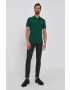 Lacoste polo de bumbac culoarea verde neted PH4012.-132 - Pled.ro