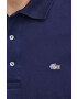 Lacoste polo de bumbac culoarea albastru marin neted PH4014.-001 - Pled.ro