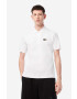 Lacoste polo de bumbac x Netflix culoarea alb cu imprimeu PH7057-VIR - Pled.ro