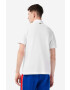 Lacoste polo de bumbac x Netflix culoarea alb cu imprimeu PH7057-VIR - Pled.ro