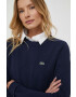 Lacoste pulover de lana femei culoarea albastru marin - Pled.ro