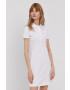 Lacoste Rochie culoarea alb mini model drept EF5473-001 - Pled.ro