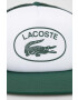 Lacoste sapca culoarea verde modelator - Pled.ro