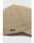 Lacoste șapcă de baseball din bumbac culoarea maro neted RK0440-031 - Pled.ro