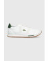 Lacoste sneakers PARTNER RETRO HEEL POP culoarea alb 45SMA0125 - Pled.ro