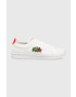 Lacoste sneakers x Stranger Things Carnaby Piquee culoarea alb 45SFA0098 - Pled.ro