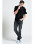 Lacoste tricou culoarea negru material neted TH7618-001 - Pled.ro