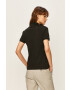 Lacoste tricou femei culoarea negru cu guler PF5462-001 - Pled.ro