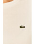 Lacoste tricou din bumbac culoarea alb TF5441-001 - Pled.ro