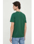 Lacoste tricou din bumbac culoarea verde cu imprimeu - Pled.ro