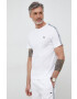 Lacoste tricou din bumbac culoarea alb cu imprimeu TH5071-001 - Pled.ro