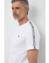 Lacoste tricou din bumbac culoarea alb cu imprimeu TH5071-001 - Pled.ro