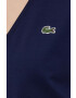 Lacoste tricou din bumbac culoarea albastru marin TF8392-CPM - Pled.ro