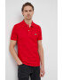 Lacoste polo de bumbac culoarea rosu neted PH4012-001 - Pled.ro